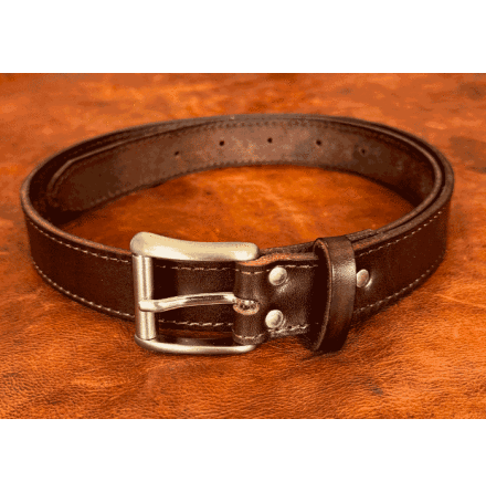 Läderbälte Brunt 30mm Läderbälte Brunt 30mm